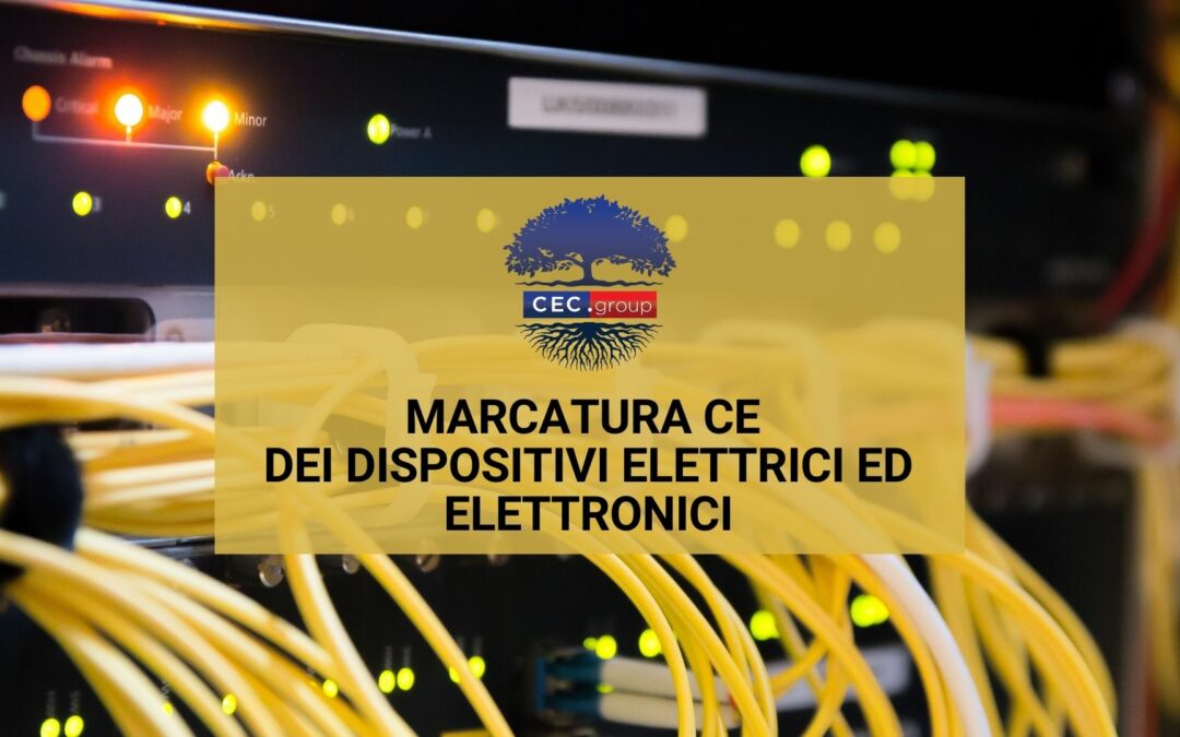 marcatura ce prodotti elettrici ed elettronici
