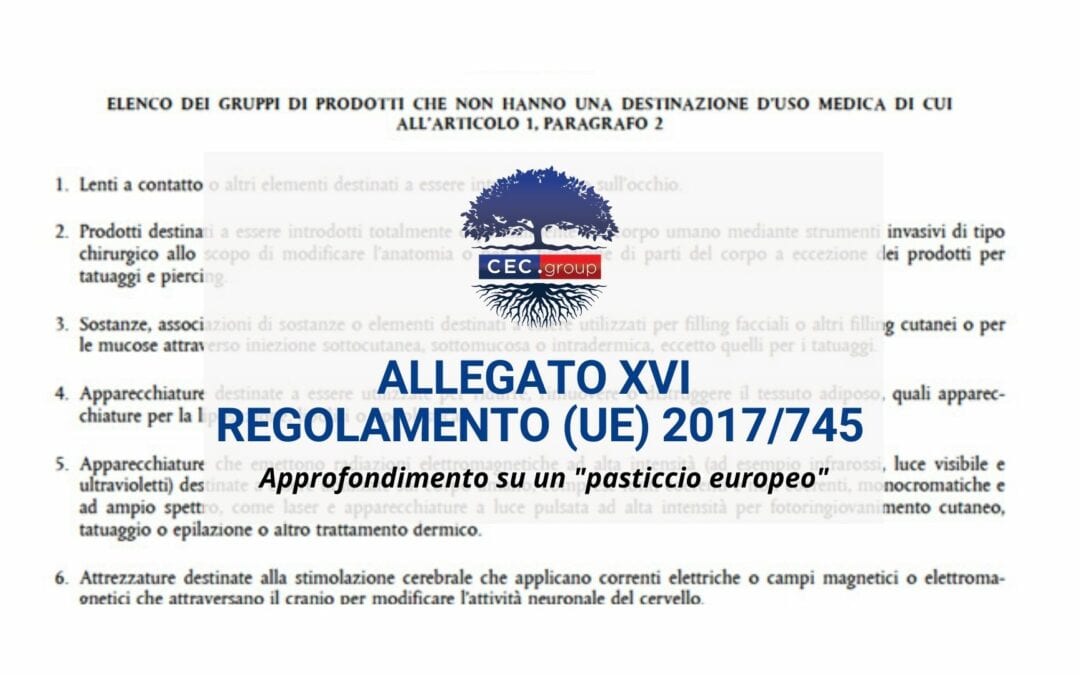 allegato XVI Regolamento 2017/745
