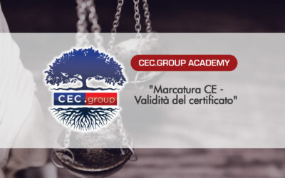 Marcatura CE – Validità del certificato